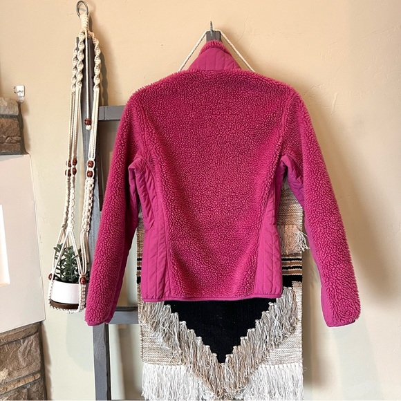 Patagonia Women’s Vintage Full Zip Sweater Jacket Pink Size Small - Picture 4 of 4